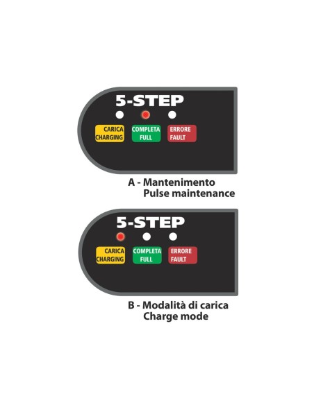 Caricabatteria intelligente Amperomatic auto moto 6 12V 0 55 1A