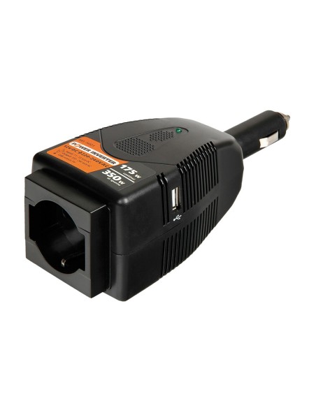 Power inverter 12 220V 175W con USB e presa Schucko