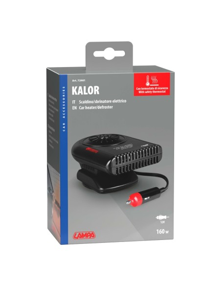 Scaldino sbrinatore elettrico 12V accendisigari auto 160 W