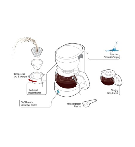 Caffettiera Liberica auto accendisigari 12V 170W