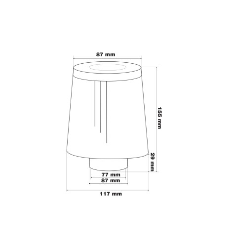 Filtro Aria auto Universale conico con adattatori FSR UC