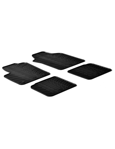 Set tappetini su misura gomma profumati Lancia Ypsilon 5p 2011 2024