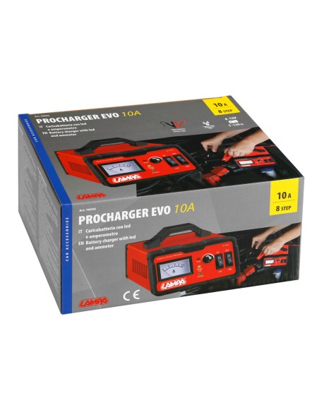 Caricabatteria intelligente a 8 fasi Evo 10A 6 12V