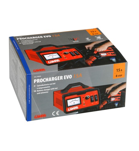 Caricabatteria intelligente a 8 fasi Evo 15A 12 24V