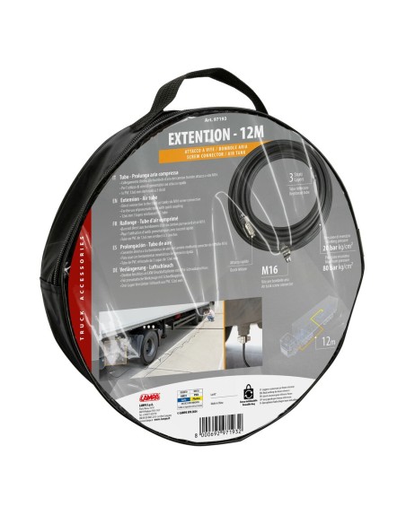 Tubo prolunga aria compressa connettore a vite M16 12m
