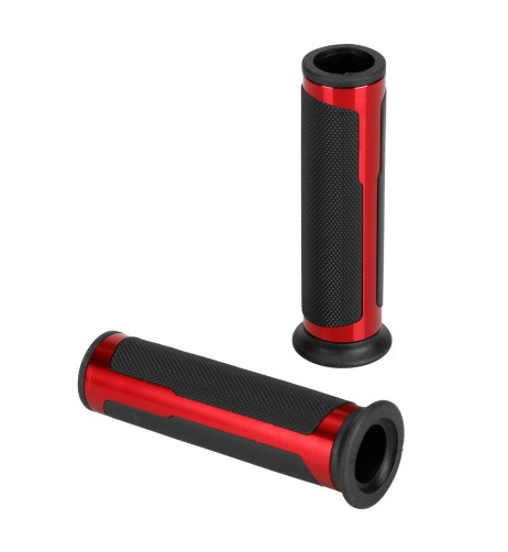 Manopole universali Style Grip moto scooter Rosso