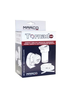 Tromba elettropneumatica compatta 24V bitonale Tornado TR2 S 2