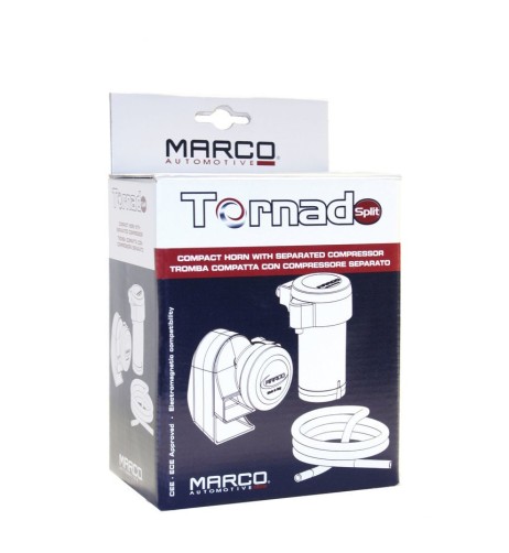 Tromba elettropneumatica compatta 24V bitonale Tornado TR2 S