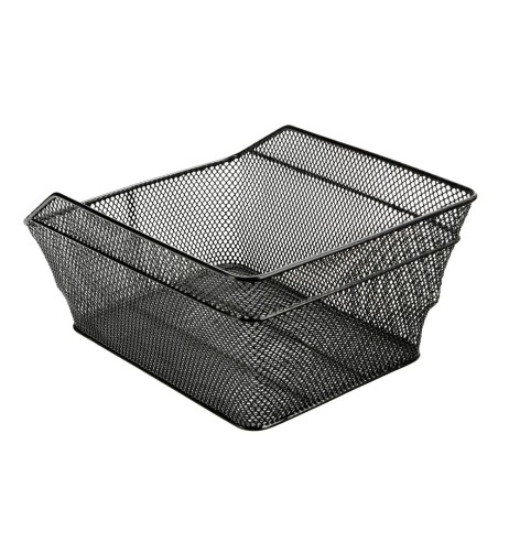 Cestino posteriore universale in metallo plastificato per bici