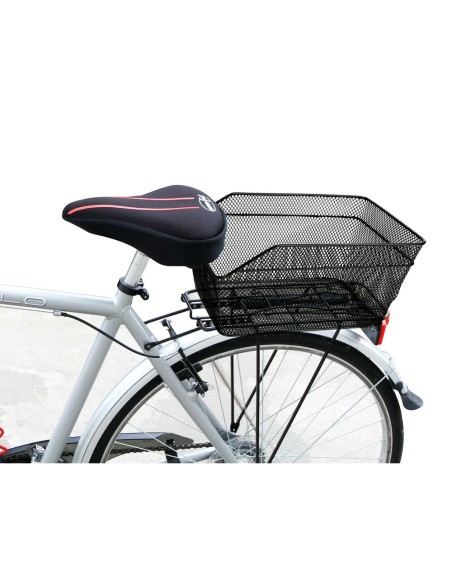 Cestino posteriore universale in metallo plastificato per bici
