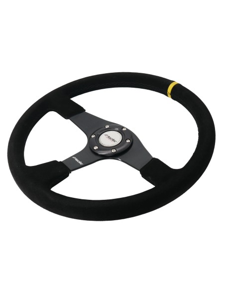 Volante sportivo camoscio nero 380mm Simoni Racing Defender 38