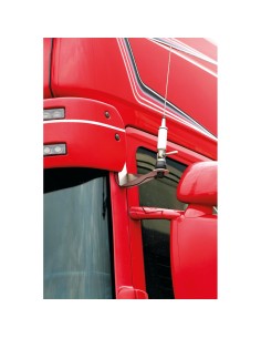 Staffa inox per antenna CB attacco visiera per Scania R Serie 5 6 2004 2017 2