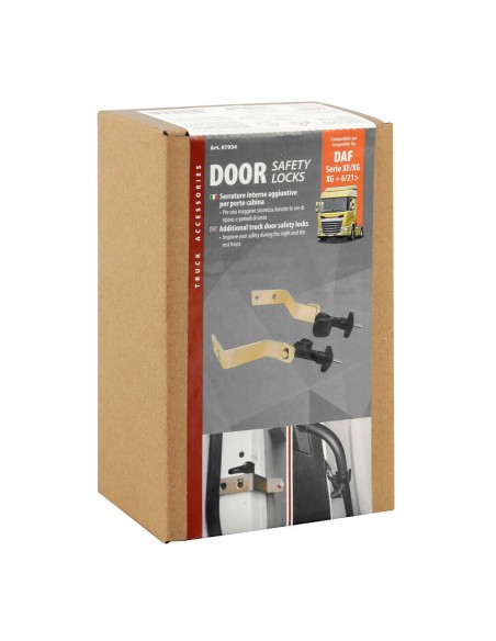 Kit 2 serrature interne aggiuntive cabina camion Daf XD XF XG XG dal 202