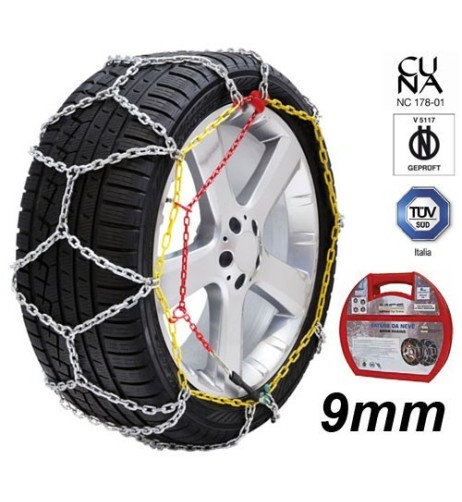 Catene da neve autovetture 9mm CA940