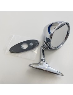 Specchio laterale a goccia auto epoca cromato