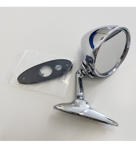 Specchio laterale a goccia auto epoca cromato