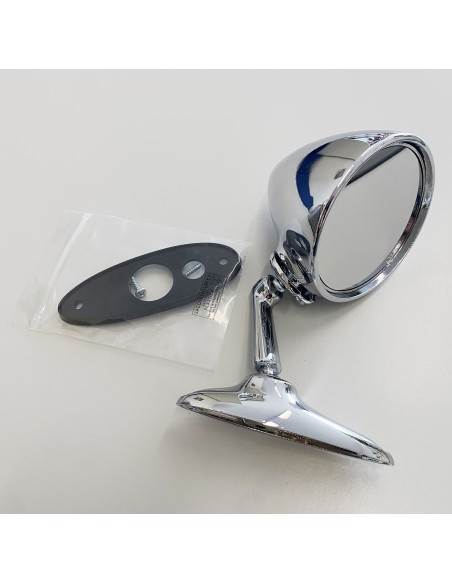 Specchio laterale a goccia auto epoca cromato