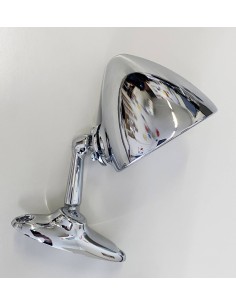 Specchio laterale a goccia auto epoca cromato 2