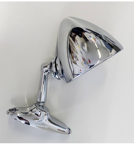 Specchio laterale a goccia auto epoca - cromato