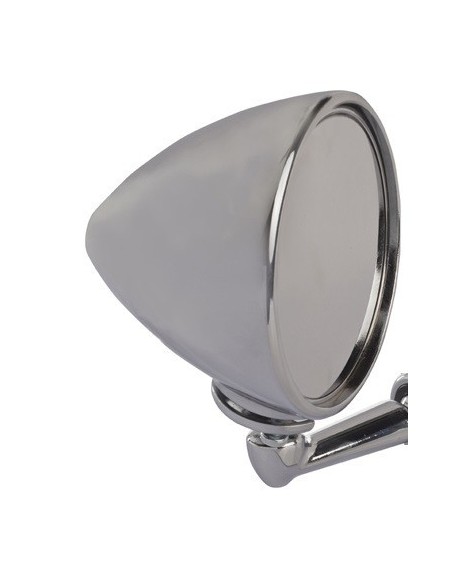 Specchio laterale a goccia auto epoca cromato