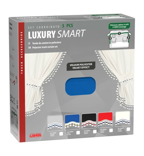Set tende in poliestere per camion Luxury Smart Blu Oro