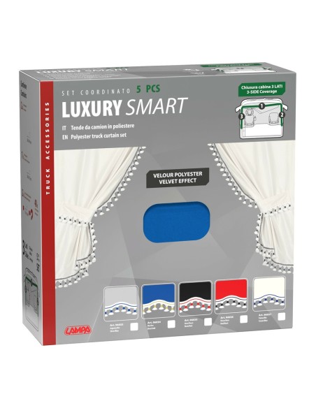 Set tende in poliestere per camion Luxury Smart Blu Oro