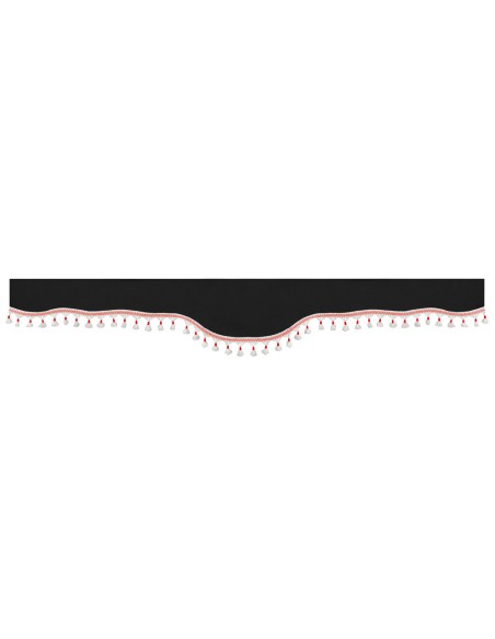 Set tende in poliestere per camion Luxury Smart Nero Rosso