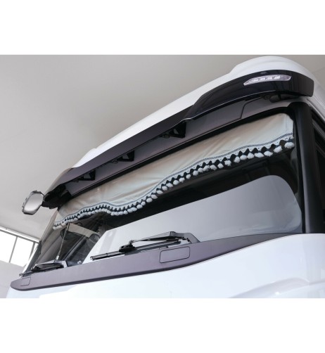 Set tende in poliestere per camion Luxury Smart Panna Blu