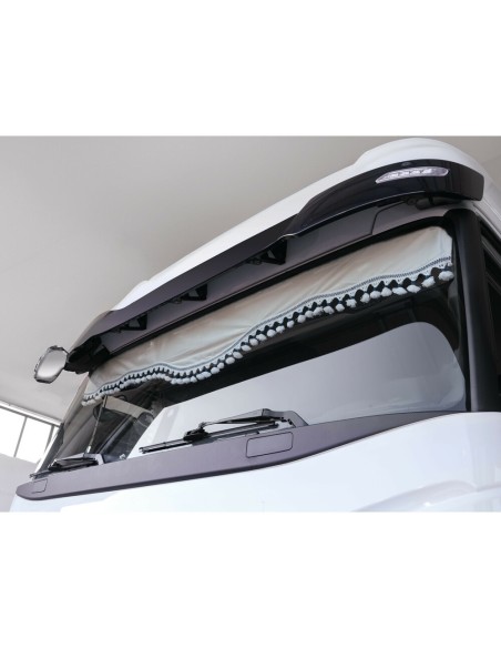 Set tende in poliestere per camion Luxury Smart Panna Blu