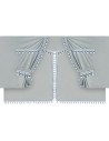 Set tende in poliestere per camion Luxury Pro Cabin Argento Blu