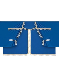 Set tende in poliestere per camion Luxury Pro Cabin Blu Oro