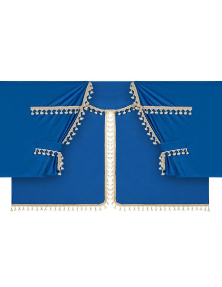 Set tende in poliestere per camion Luxury Pro Cabin Blu Oro