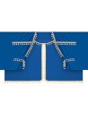 Set tende in poliestere per camion Luxury Pro Cabin Blu Oro