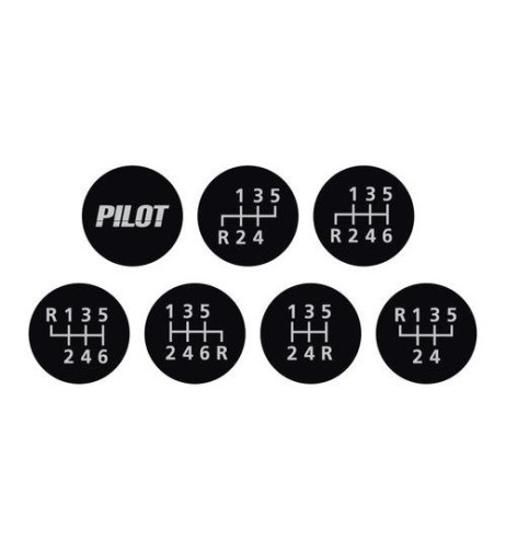 Pomello cambio universale Ikon sport pelle nera anche per innesto a siringa