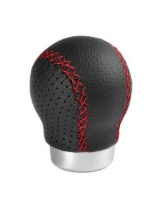 Pomello cambio universale Zero sport pelle nera anche per innesto a siringa