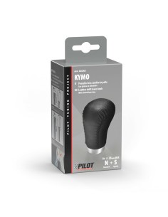 Pomello cambio standard universale Kymo pelle nera 2