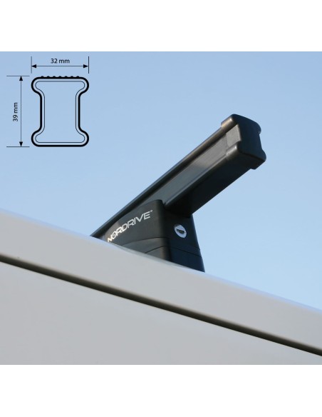 2 Barre portatutto commerciali acciaio Peugeot Expert 2007 2016
