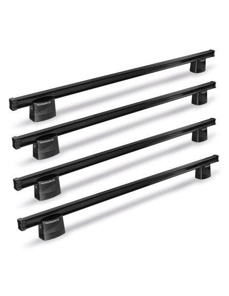 4 Barre portatutto commerciali acciaio VW Transporter T5 2003 2015 corto