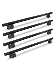 4 Barre portatutto commerciali acciaio Citroen Jumper dal 2006 passo L XL