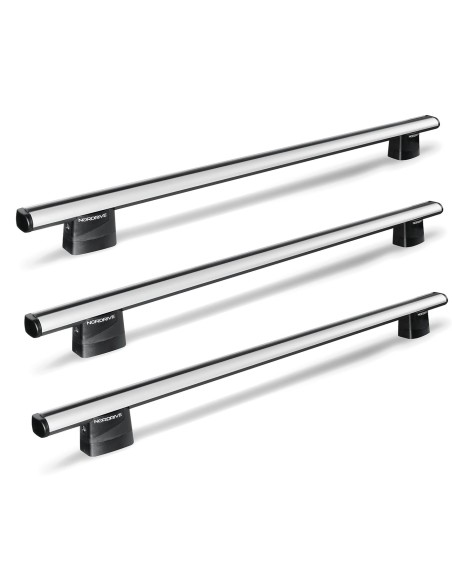 3 Barre portatutto commerciali alluminio VW Caddy dal 2021