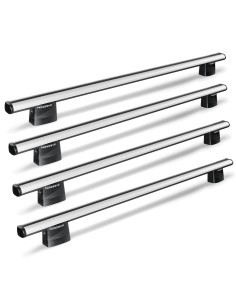 4 Barre portatutto commerciali alluminio Peugeot Boxer dal 2006 passo L XL