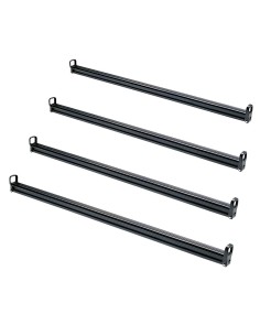 4 Barre portatutto commerciali PROFESS acciaio VW Transporter T6 dal 2015