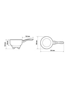Pentola elettrica 18cm 12V 170W 13A 2