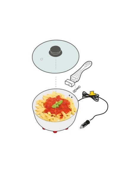 Pentola elettrica 18cm 12V 170W 13A