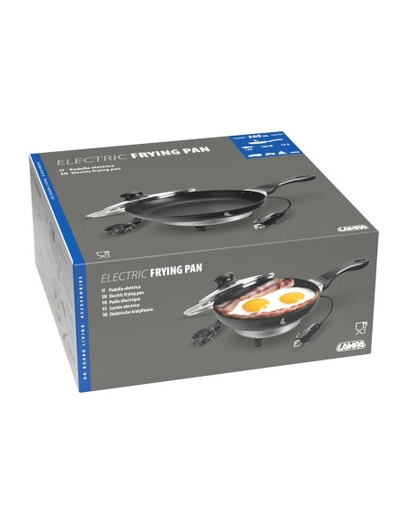 Padella elettrica 20cm 12V 180W 13A