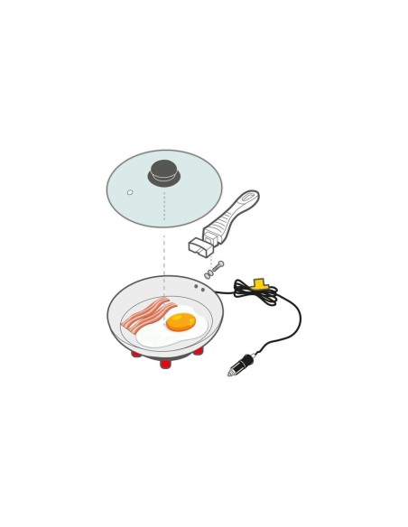 Padella elettrica 20cm 24V 270W 13A