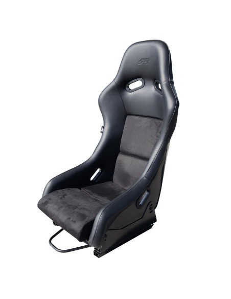 Sedile sportivo fisso Simoni Racing Ayrton in pelle e tessuto