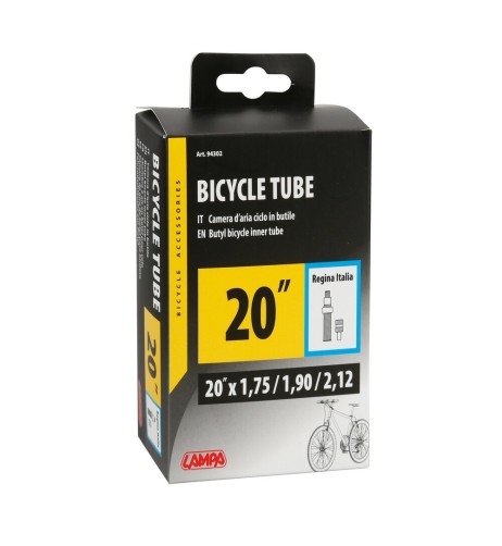 Camera d aria bici valvola italia 20 x 1 75 1 90 2 12