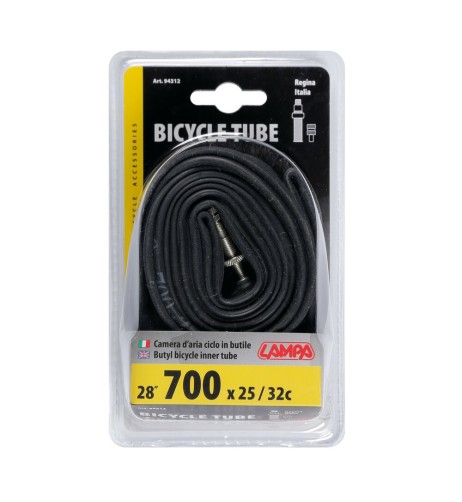 Camera d aria bici valvola italia 28 700 x 25 32c