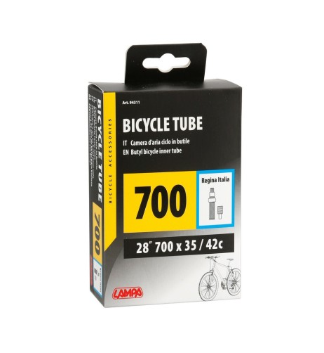 Camera d aria bici valvola italia 28 700 x 35 42c